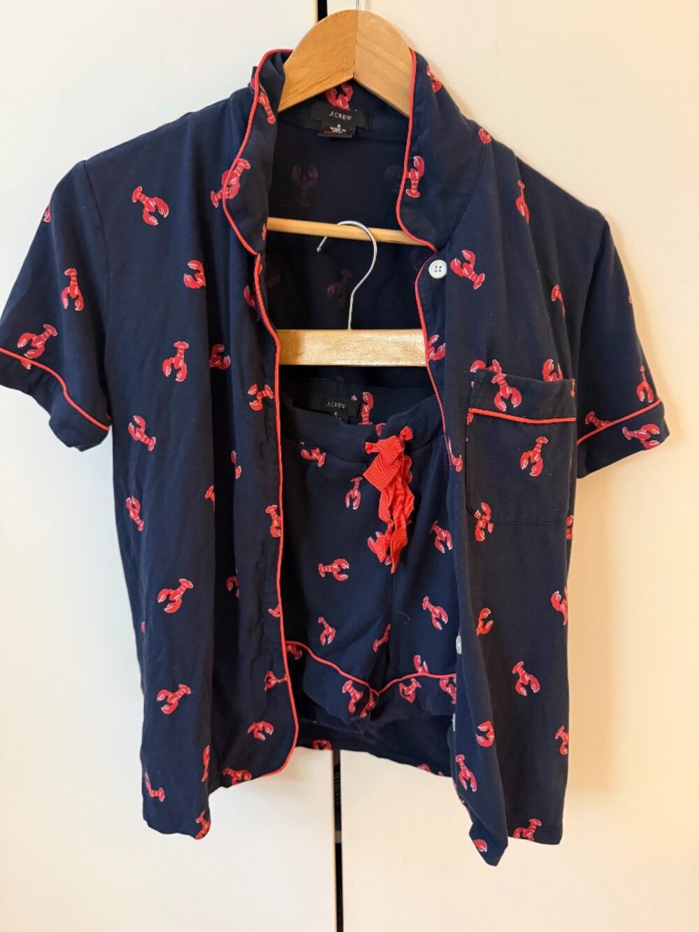 J.Crew lobster pajama set - size small (S)